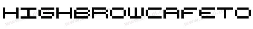 HighbrowCafetoriumJN字体转换