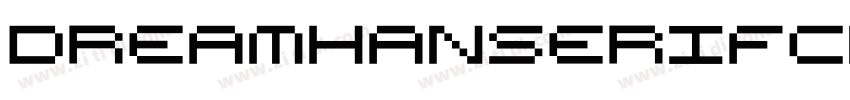 dreamhanserifcn75字体转换