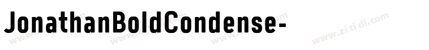 JonathanBoldCondense字体转换 JonathanBoldCondense字体转换