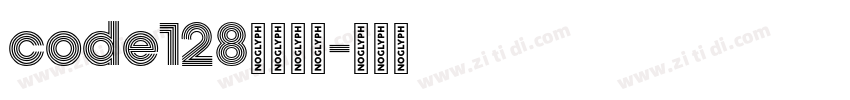 code128字体下载字体转换