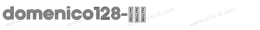 domenico128字体转换