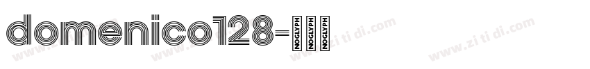 domenico128字体转换