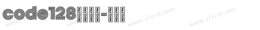 code128字体下载字体转换