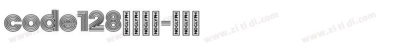 code128字体下载字体转换