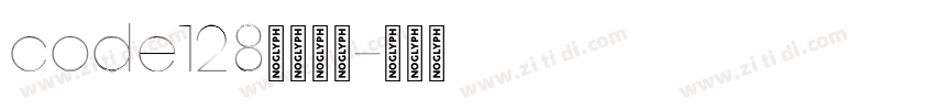 code128字体下载字体转换