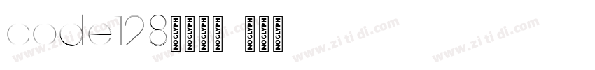 code128字体下载字体转换