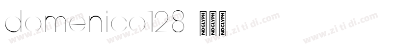 domenico128字体转换