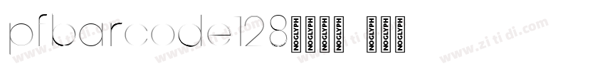 pfbarcode128字体下载字体转换