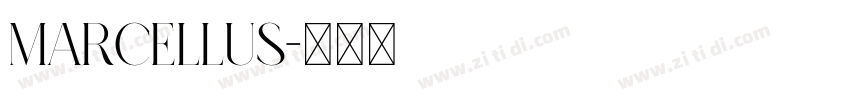 Marcellus字体转换