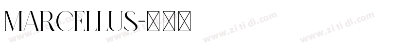Marcellus字体转换