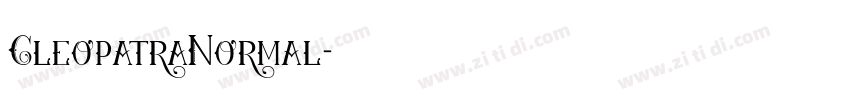 CleopatraNormal字体转换