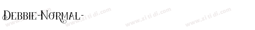 Debbie-Normal字体转换