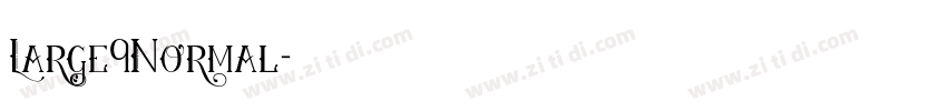 Large9Normal字体转换