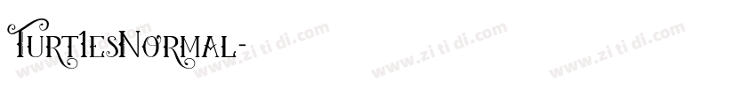 Turt1esNormal字体转换