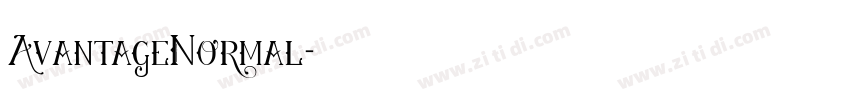 AvantageNormal字体转换 AvantageNormal字体转换