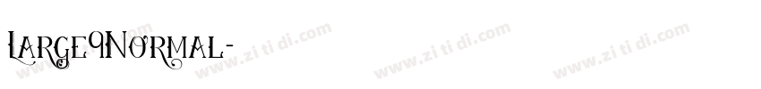 Large9Normal字体转换