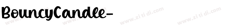 BouncyCandle字体转换