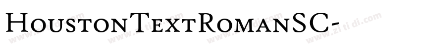 HoustonTextRomanSC字体转换