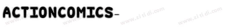 ActionComics字体转换