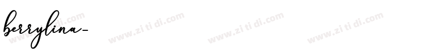 berrylina字体转换