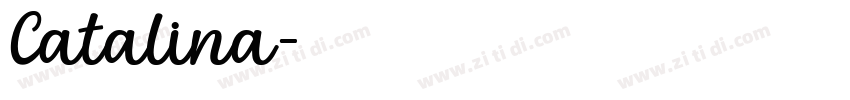 Catalina字体转换