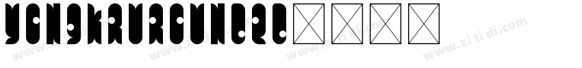 Yongkrurounded字体转换