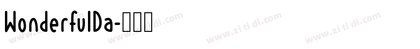 WonderfulDa字体转换