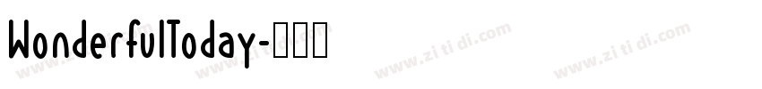 WonderfulToday字体转换