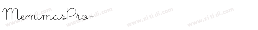 MemimasPro字体转换