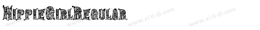 HippieGirlRegular字体转换