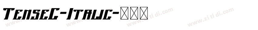 TenseC-Italic字体转换