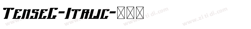TenseC-Italic字体转换