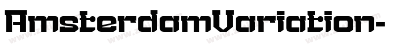AmsterdamVariation字体转换