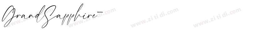 GrandSapphire字体转换