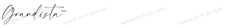 Grandista字体转换