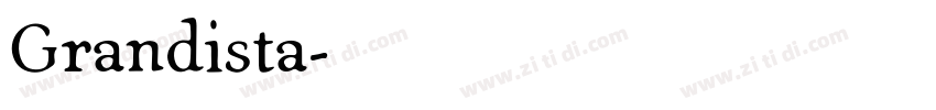 Grandista字体转换