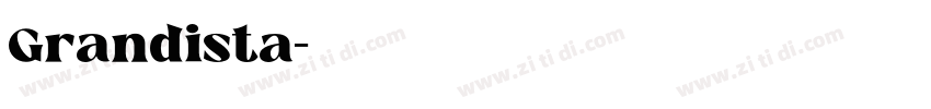 Grandista字体转换