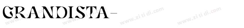 Grandista字体转换