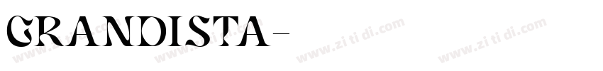 Grandista字体转换