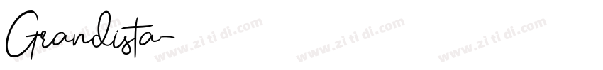 Grandista字体转换