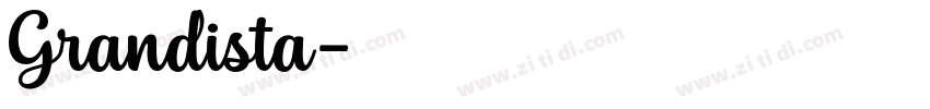 Grandista字体转换