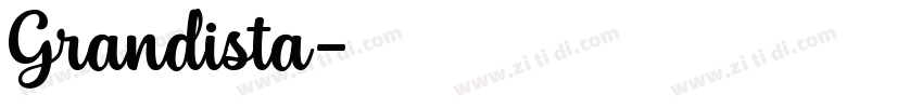 Grandista字体转换