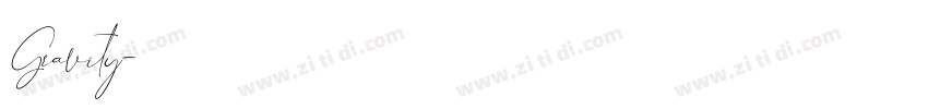 Gravity字体转换
