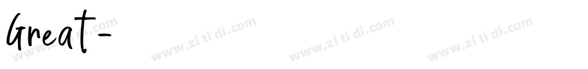 Great字体转换
