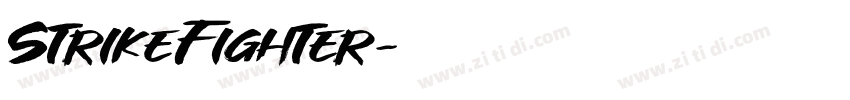 StrikeFighter字体转换