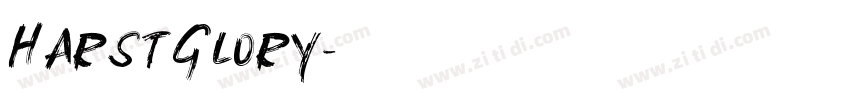 HarstGlory字体转换