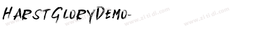 HarstGloryDemo字体转换