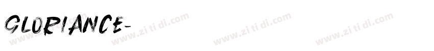 gloriance字体转换