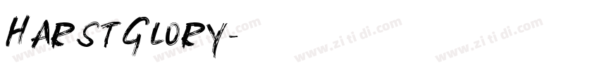 HarstGlory字体转换