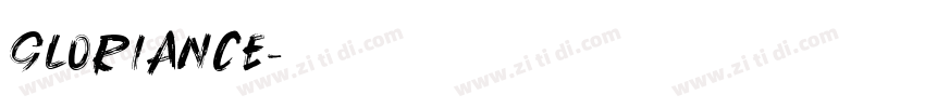 gloriance字体转换